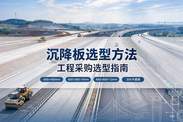 如皋沉降板选择方法
