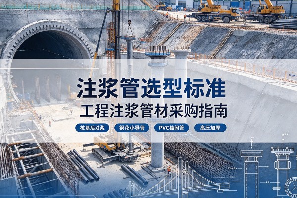 如皋注浆管选型标准