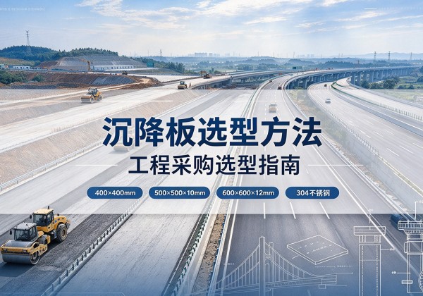 如皋沉降板选择方法